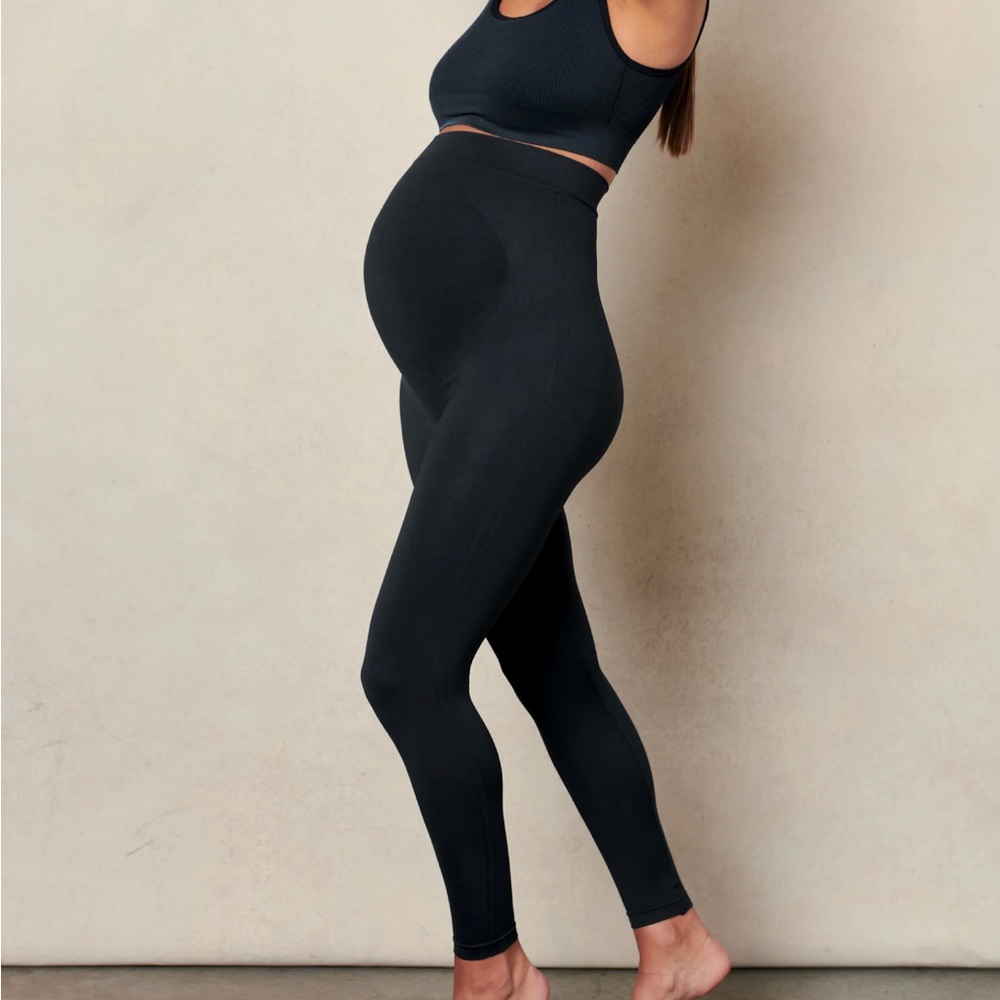 2 Blanqi Everyday Maternity Belly Support Leggings - *TWO LEGGINGS TOTAL*